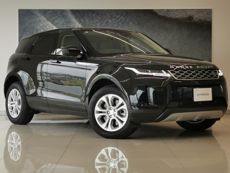 ランドローバー レンジローバー EVOQUE S2.0L P200 スライディングパノラミックルーフ 10Way電動フロントシート/ヒーター ドライブパック パワーテールゲート 18インチ「スタイル 5075」スパークルシルバー アダプティブクルーズ プレミアムLEDヘッドランプ