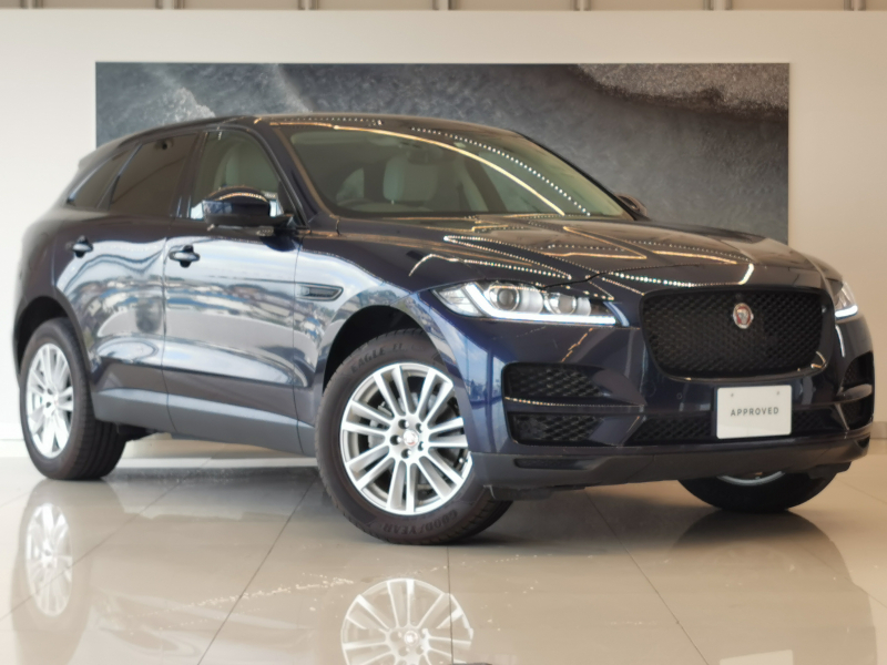ジャガー F-PACE プレステージ2.0L P250 クルーズコントロール プライバシーガラス 360°サラウンドカメラ インタラクティブドライバーディスプレイ メモリー機能付きシート ブラックエクステリアパック MERIDIANサウンド