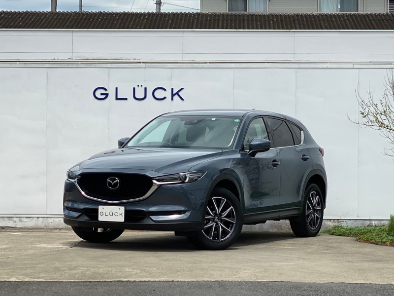 マツダ CX-5 25S　Lパッケージ i－ACTIVSENSE・リアモニター・360°カメラ・ヘッドアップディスプレイ・ステアリングヒーター・デュアルエアコン・ETC・本革シート・パドルシフト・・DVD・フロントドラレコ・アルミホイール