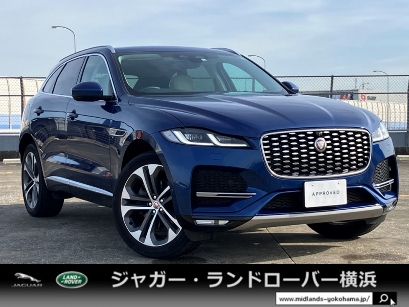 ジャガー F-PACE S2.0L P250 4WD パノラミックルーフ OP21インチ「style 5104」サテンダークゲーコントラスト 16Wayフロント電動シートヒーター＆クーラー付 コールドクライメートパック MERIDIANサウンドシステム ACC