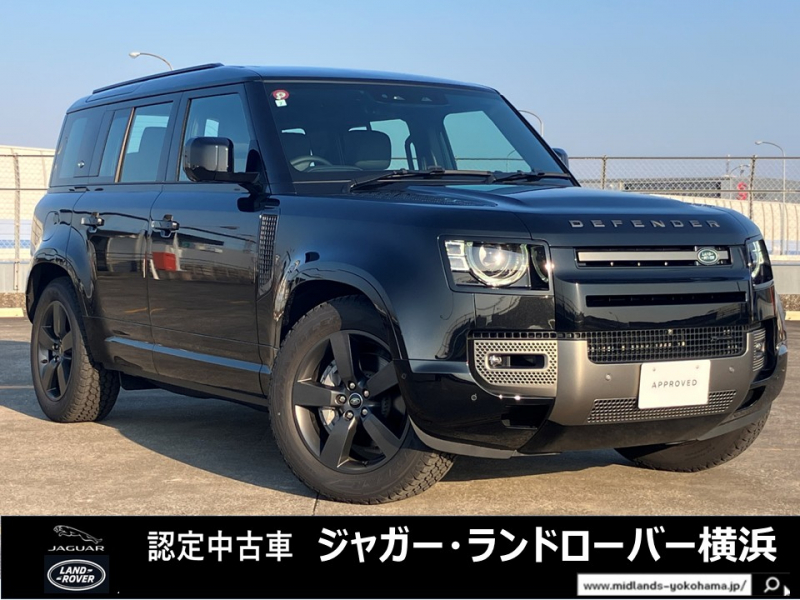 ランドローバー ディフェンダー 110X DynamicHSE D300 4WD　1オーナー エアサス ヒータークーラー スライディングサンルーフ 禁煙車 20インチアルミホイール ブラックルーフレール MERIDIAN アンビエントライト アップルカープレイ アンドロイドオート 3Dサラウンドカメラ 11.4ナビ 電動シートメモリー機能付き