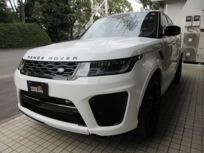 ランドローバー レンジローバーSPORT 5.0V8SC SVR 575PS 本革 パノラマSR 純正ナビTV 純正22AW 後期モデル 電動デプロイアブルサイドステップ 専用インテリア コンビレザー ドライバーアシストパック メリディアン Touch Pro Duo パークアシスト Bremboレッドキャリパー デュアルエキゾースト ピクセルLED 正規ディーラー車 右ハンドル 記録簿付