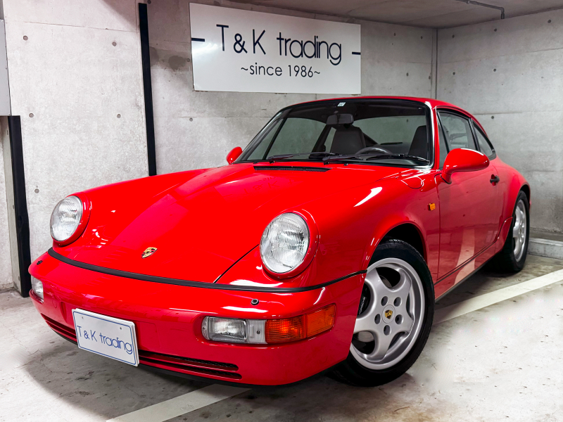 ポルシェ 911(Type964) カレラ2　ティプトロニック　1993年　最終モデル　D車　禁煙車　室内保管  整備記録簿18枚