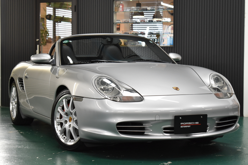 ポルシェ ボクスター(Type986) 2004年モデル Boxster-S 3.2 6MT　正規ディーラー整備記録簿有　 純正スポーツシート　純正PCMオーディオ　純正オプションスポーツサスペンション　純正18インチAW　HIDヘッドライト