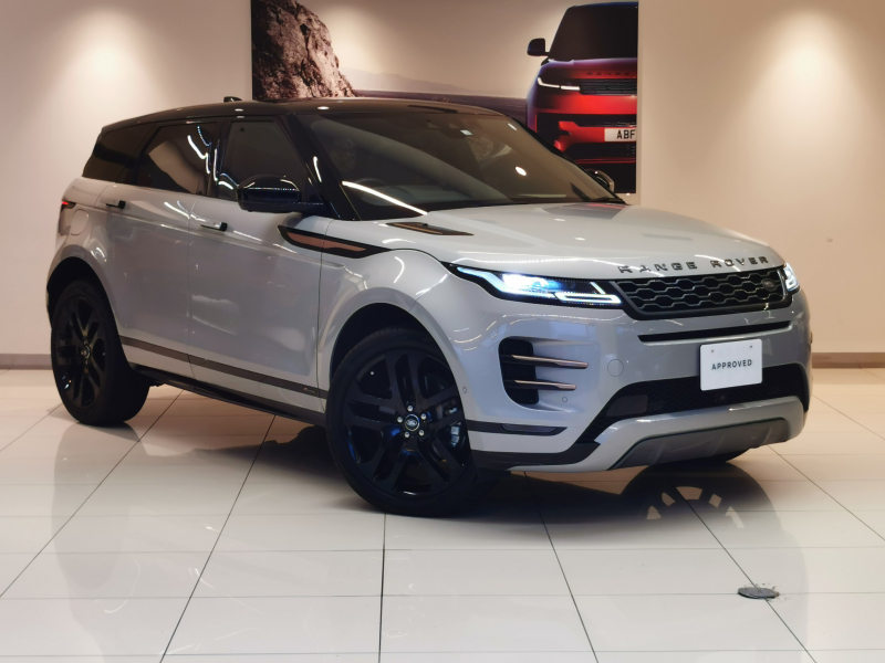 ランドローバー レンジローバー EVOQUE Rダイナミック HSE 2.0L P300 AWD 1オーナー Kvadratシート サンルーフ フロントシートヒーター MERIDIAN™サウンド 21インチアルミホイール ヘッドアップディスプレイ インタラクティブドライバーディスプレイ クリアサイトインテリアリアビューミラー 電動調整ステアリングコラム