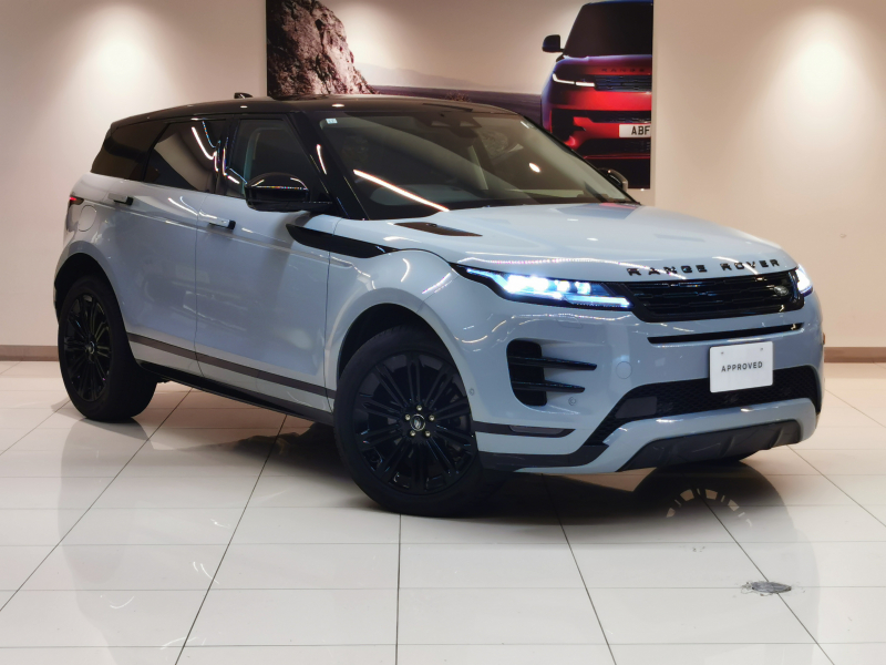 ランドローバー レンジローバー EVOQUE ダイナミックSE 2.0L D200 AWD 1オーナー 白黒革シート サンルーフ 全席シートヒーター MERIDIAN™サウンド 20インチアルミホイール ヘッドアップディスプレイ コールドクライメートパック ブラックコントラストルーフ 電動調整ステアリングコラム