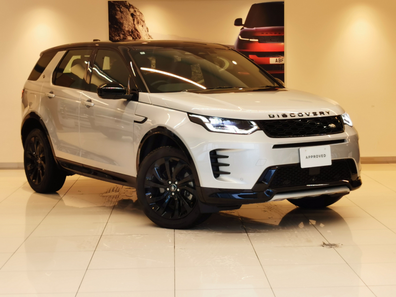 ランドローバー ディスカバリースポーツ ダイナミックSE 2.0L D200 AWD 1オーナー 7人乗り 黒革シート サンルーフ MERIDIAN™サウンド 電動調整ステアリングコラム ブラックコントラストルーフ ワイヤレスデバイスチャージング パドルシフト 20インチアルミホイール