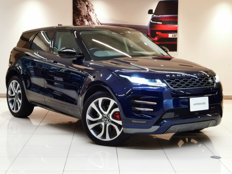 ランドローバー レンジローバー EVOQUE RダイナミックHSE 2.0L P250 AWD 1オーナー 黒/赤革  サンルーフ ヘッドアップディスプレイ 21アルミホイール ステアリングヒーター MERIDIANサラウンドシステム プライバシーガラス  レーンキープアシスト  ACC  ブラインドスポットアシスト  ウィンドウヒーター