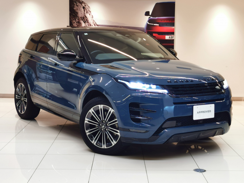 ランドローバー レンジローバー EVOQUE ダイナミックHSE 2.0L P250 AWD 1オーナー サンルーフ インタラクティブドライバーディスプレイ フロントシートヒーター＆クーラー リアシートヒーター MERIDIAN™サウンド ACC 電動調整ステアリングコラム