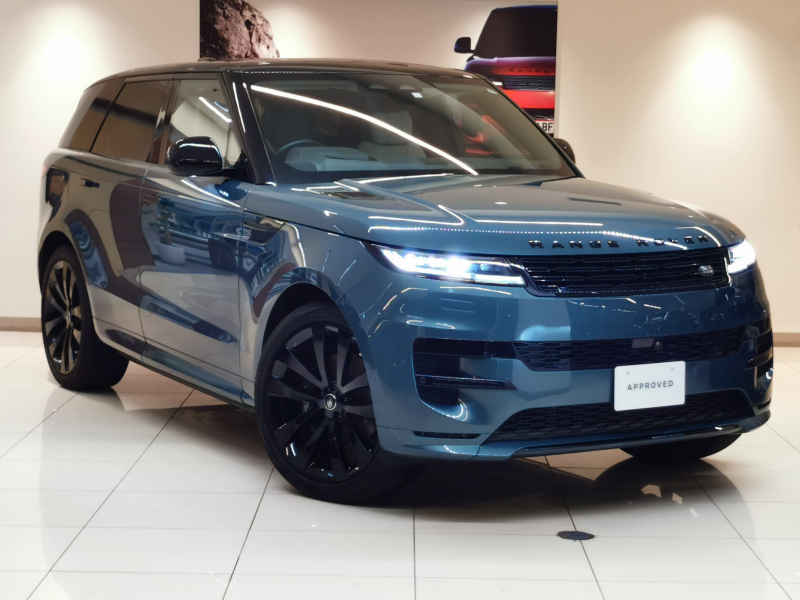 ランドローバー レンジローバーSPORT ローンチエディション 3.0L P400 AWD 1オーナー 白革シート サンルーフ 全席シートヒーター＆クーラー、フロントシートマッサージ 電動サイドステップ MERIDIAN™サウンド ヘッドアップディスプレイ 23インチアルミホイール フロントセンターコンソール急速クーラーボックス