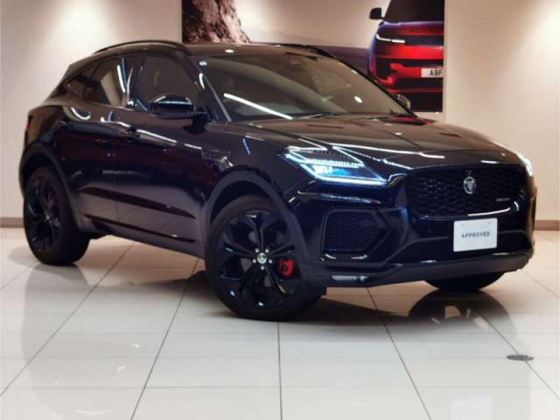 ジャガー E-PACE Rダイナミック SE 2.0L P250 AWD 1オーナー 赤革シート サンルーフ フロントシートヒーター MERIDIAN™サウンド ブラックエクステリアパック 20インチアルミホイール インタラクティブドライバーディスプレイ メモリーシート コールドクライメートパック